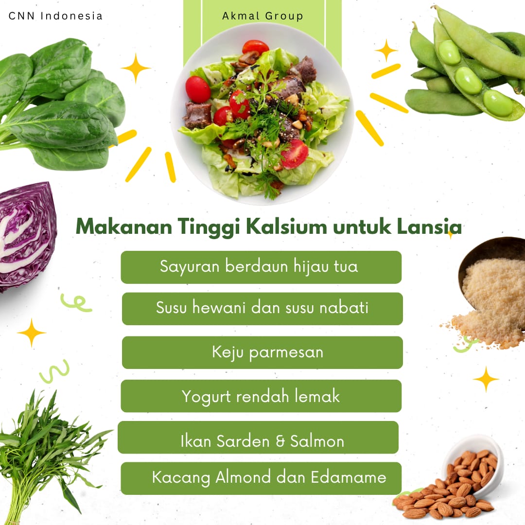 Gambar artikel MAKANAN TINGGI KALSIUM UNTUK LANSIA