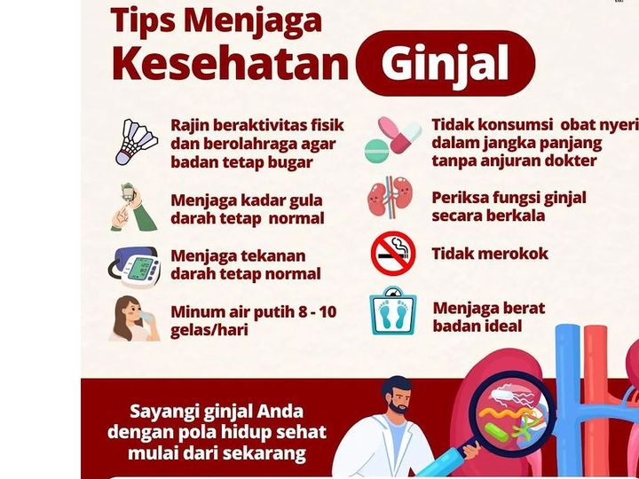 Gambar artikel TIPS MENJAGA KESEHATAN GINJAL