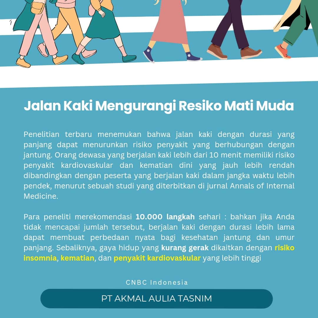 Gambar artikel JALAN KAKI AGAR HIDUP LEBIH SEHAT