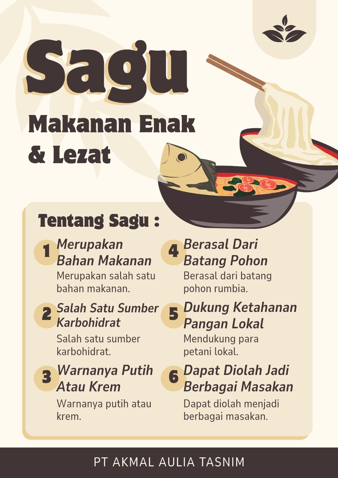 Gambar artikel Sagu: Sumber Karbohidrat Lokal yang Sehat dan Bernilai Gizi